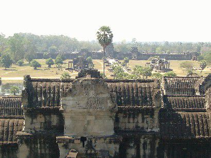 Die Spitze von Angkor Wat erklommen...