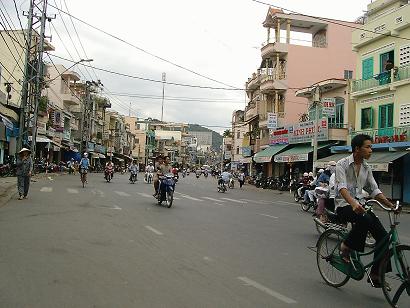 Nha Trang vom Moped betrachtet