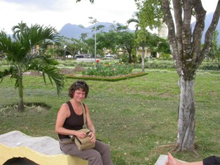 im Park von La Fortuna