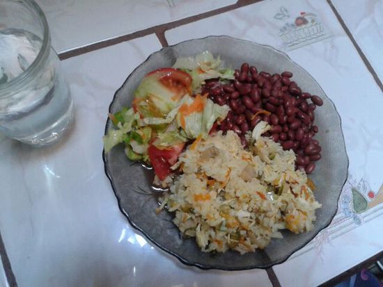 Lecker und typisches Essen bei der Gastfamilie