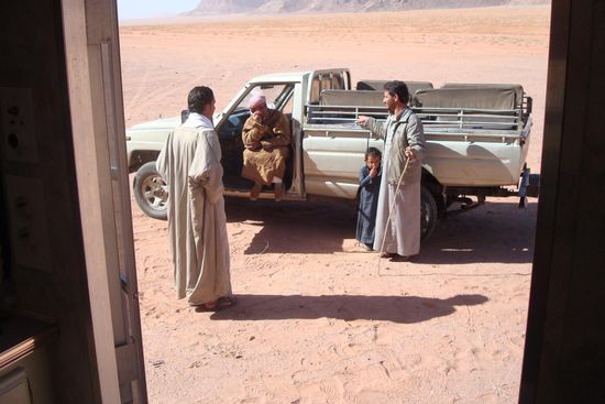 Abschied vor dem "rolling sweet home"