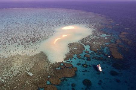 Wheeler Reef von oben