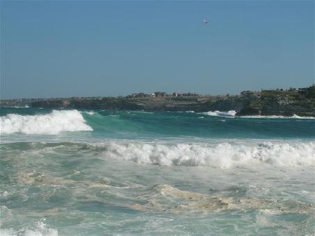 Wellen bei Bondi