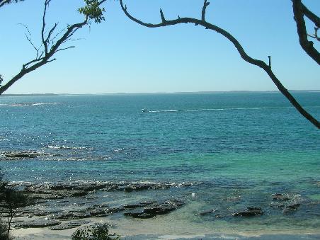 Jarvis Bay - wie schon fast ueblich: Superwasser, Superstrand und Superwetter