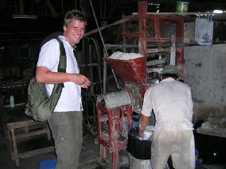 Reisnudelproduktion