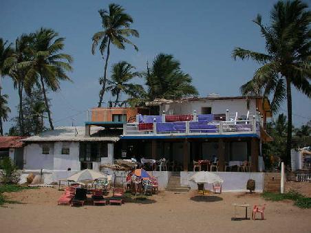 Saritas Guesthouse, unsere Bleibe fuer 2 Wochen in Goa. Sehr gemuetlich und nett.