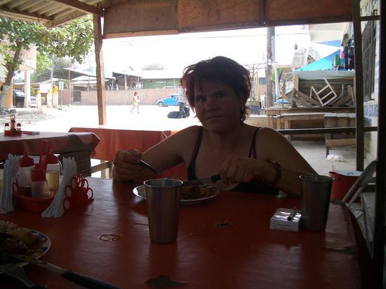 Mittagessen in Quijarro
Lunch in Quijarro