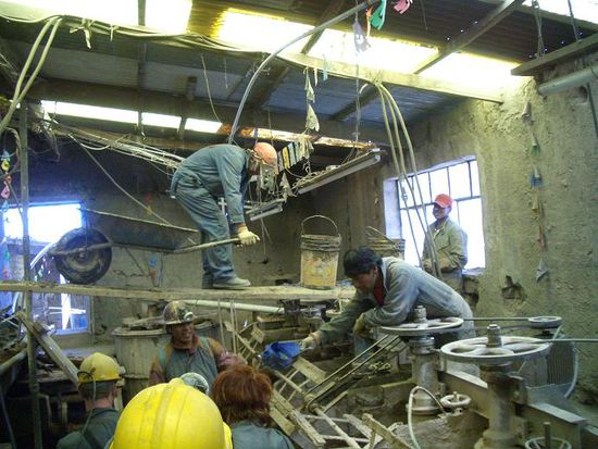 Weiterverarbeitungs"fabrik"
Processing-plant
