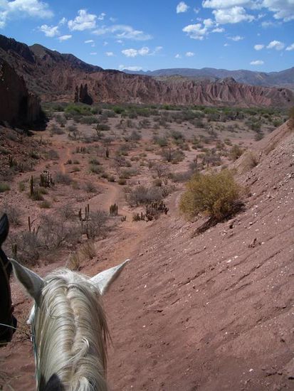 Wie im Wilden Westen ... man wartet nur darauf, dass unten die Postkutsche, verfolgt, von einer Horde Indianer, vorbeirast  ...