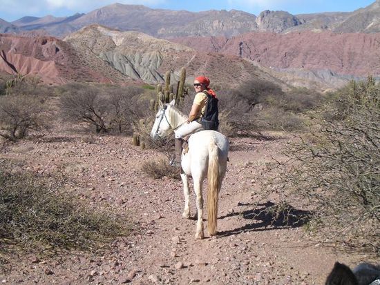 Farbefrohe Berge ...
Colorful hills ...