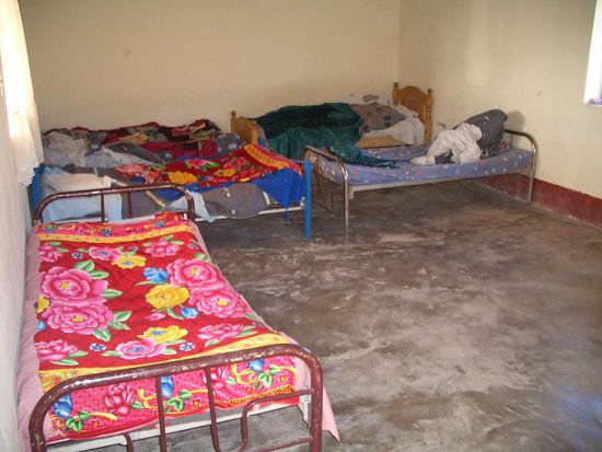 Unser Zimmer in Huayllajara