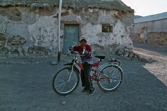 Wo das Mountainbike wohl her ist?