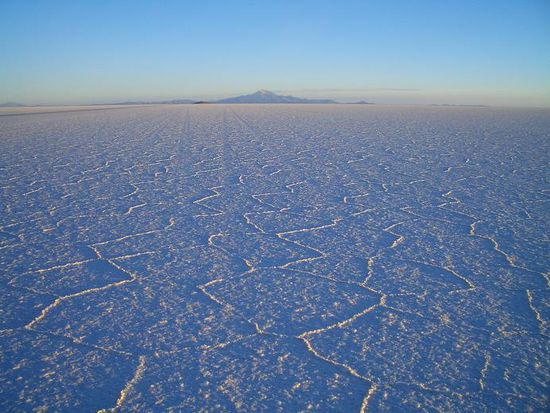 Salar de Uyuni und Vulkan Tunupa