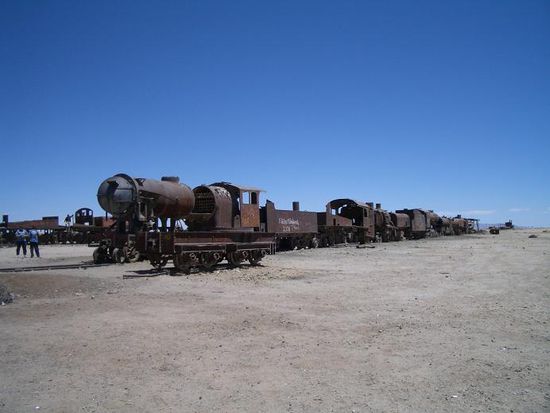 Cemeterio de los trenes - Zugfriedhof
Uyuni