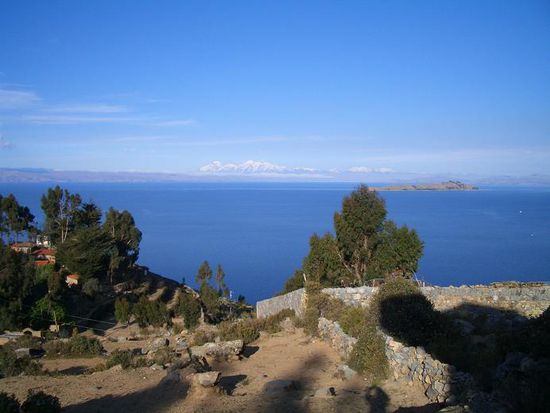 Der Blick aus unserem Zimmer ...