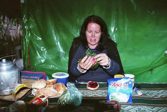 Marmeladenbrot als Vorspeise ...
