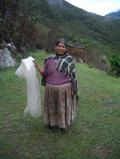 Unsere "Gastgeberin" ...