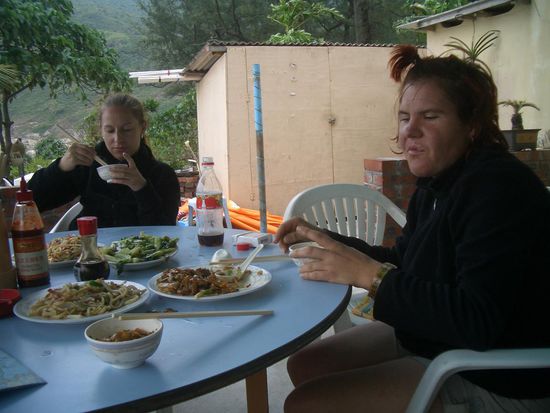 Das Essen war richtig lecker!