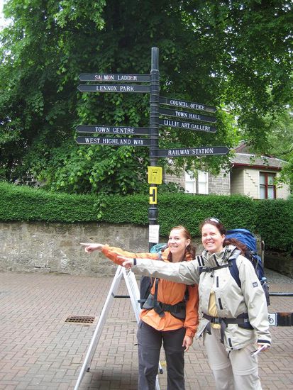 ... da gehts lang zum West Highland Way!