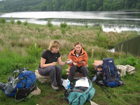 Kurze Rast am Loch Craigallian