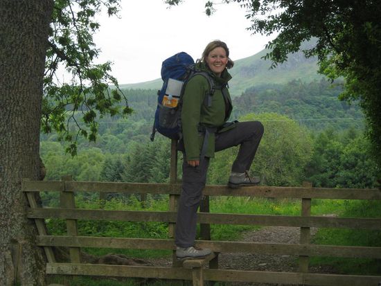 ... und der erste "Schafzaun"