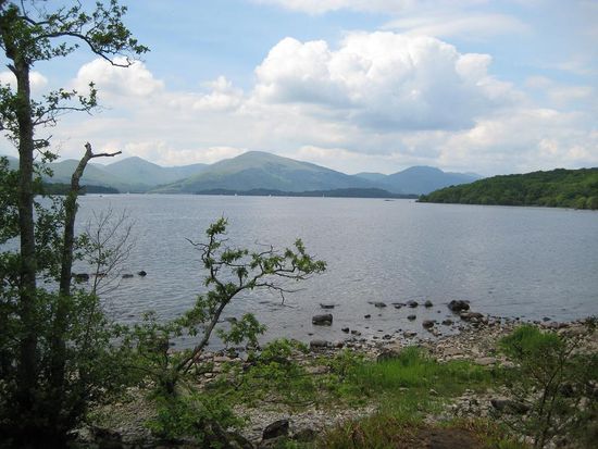 Endlich unten am Loch Lomond!