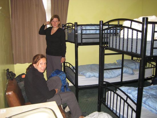 Unser enges und stickiges Zimmer