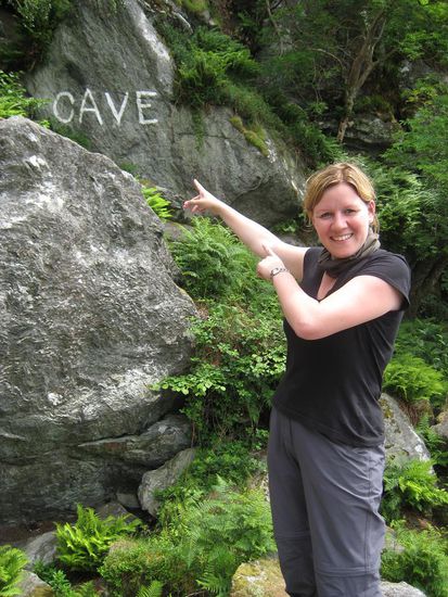 wir haben Rob Roys Höhle gefunden!