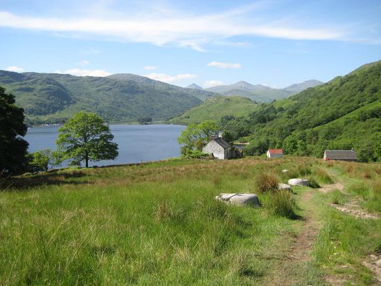 Das "Ende" des Loch Lomond