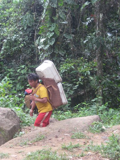 Schweres Gepäck ...