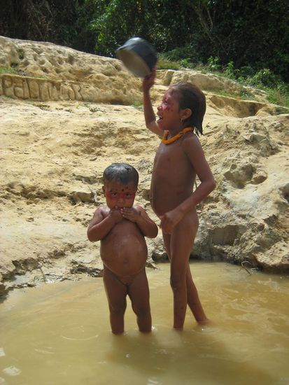 Sanema-Kinder
Die Sanema stammen von den Yanomami ab