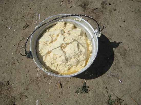 ... zu Brei gemahlen ...