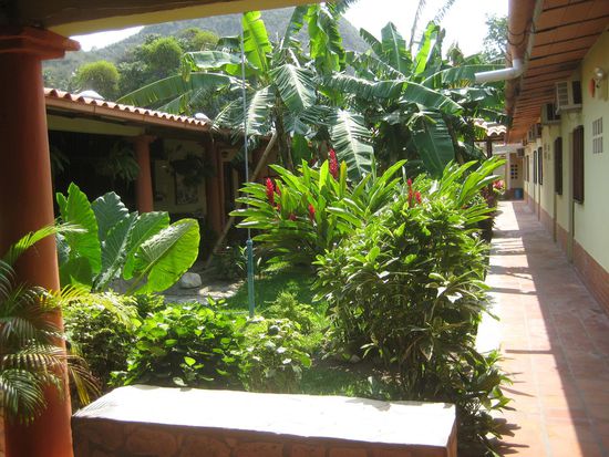 Innenhof der Posada de Choroní