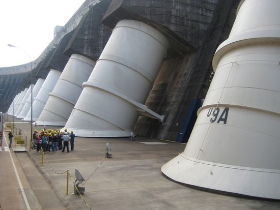 Die Turbinen sind riesig!