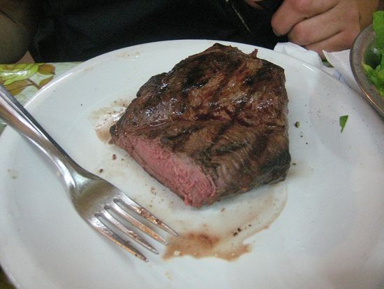 Ein saftiges Steak zum Abschied