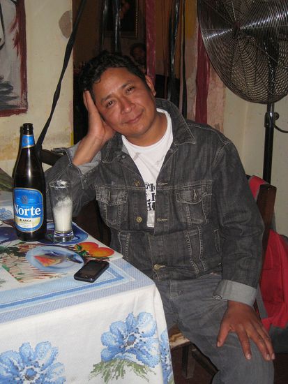 Er hat uns auf ein Norte eingeladen