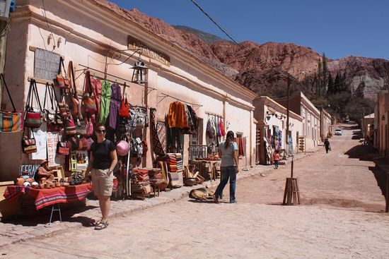 Souvenirshops in Purmamarca