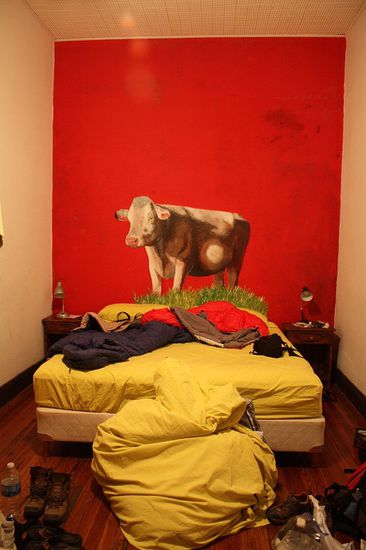 Das "Kuh-Zimmer" ...