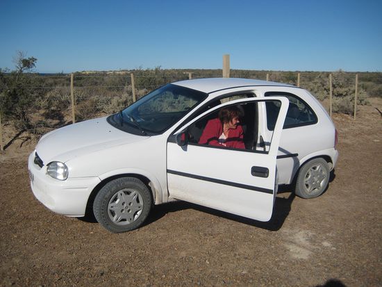 Unser kleiner weißer Flitzer