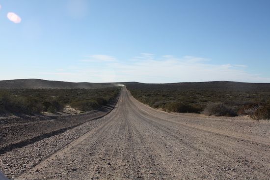 Nochmal Schotterpiste ...