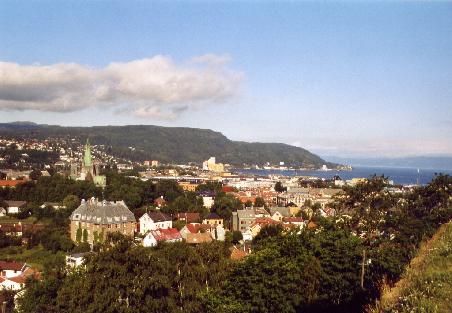 Blick auf Trondheim