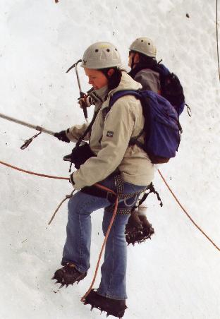 Auf dem Gletscher