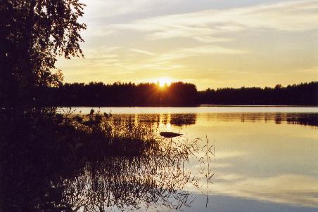 Der See am Campingplatz in Savonlinna