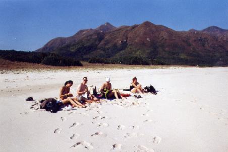 Wir haben den ganzen Strand für uns alleine!
