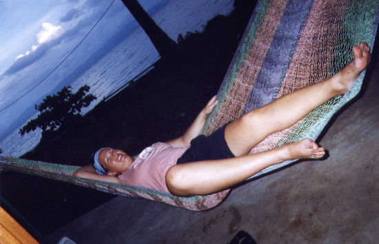 Die Hängematte ist saugemütlich!