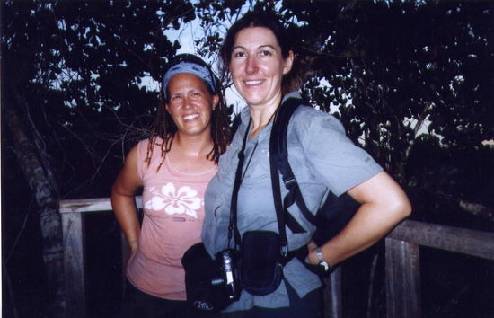 Mit Linda auf dem "Mirador Arbol"