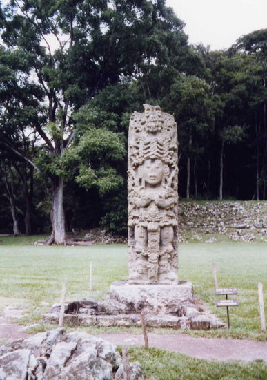 Stele in Copán Ruinas