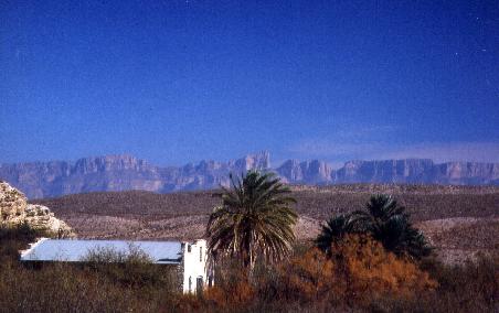 Big Bend NP, im Hintergrund Sierra del Carmen