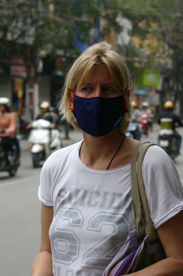 Hanoi: ohne geht es nicht!!! Man hat ansonsten das Gefuehl zu ersticken!!