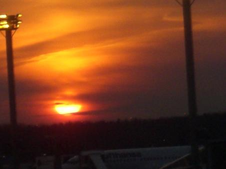 auch die Sonnenaufgaenge hier sind schoen .-)